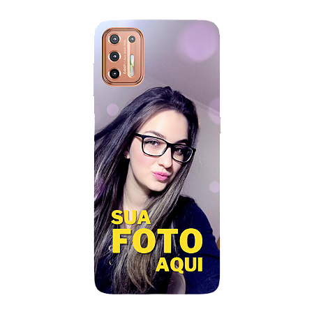 Capinha para Moto G9 Anti Impacto Personalizada Com Foto