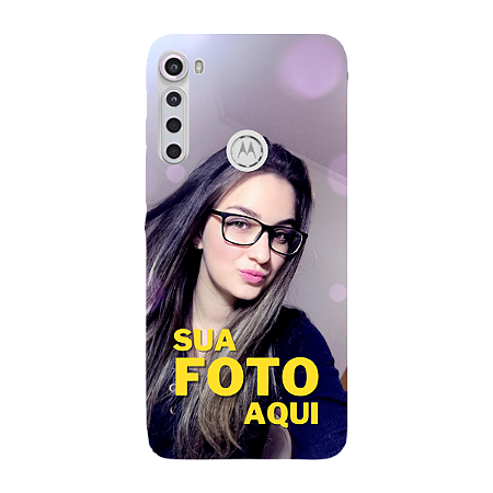 Capinha para Moto One Fusion Plus Anti Impacto Personalizada Com Foto