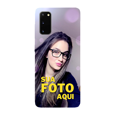 Capinha para Samsung S20 Anti Impacto Personalizada Com Foto