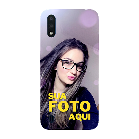 Capinha para Samsung A01 Anti Impacto Personalizada Com Foto