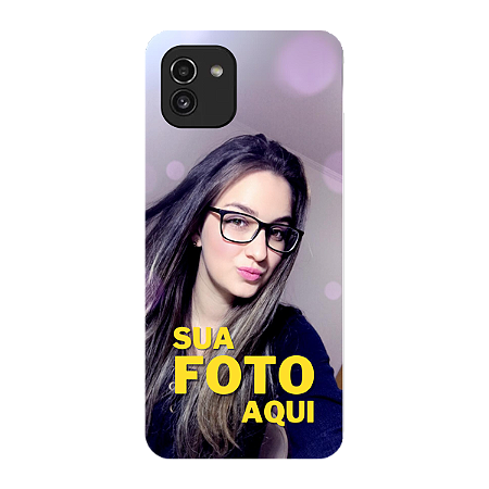 Capinha para Samsung A03 Anti Impacto Personalizada Com Foto