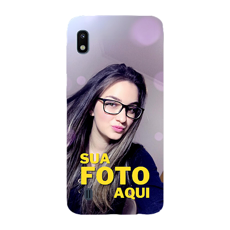 Capinha para Samsung A10 Anti Impacto Personalizada Com Foto