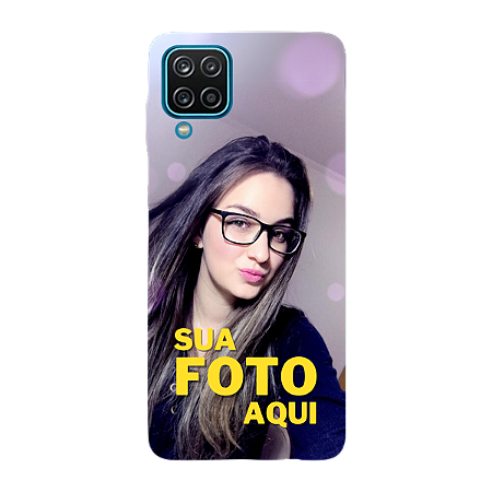 Capinha para Samsung A12 Anti Impacto Personalizada Com Foto