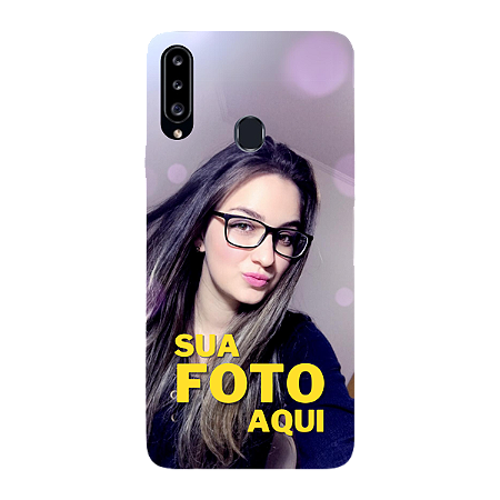 Capinha para Samsung A20s Anti Impacto Personalizada Com Foto