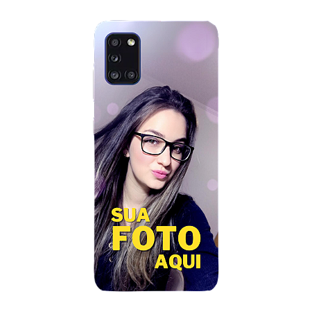 Capinha para Samsung A31 Anti Impacto Personalizada Com Foto