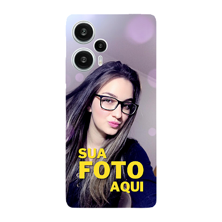 Capinha para Xiaomi Poco F5 Anti Impacto Personalizada Com Foto