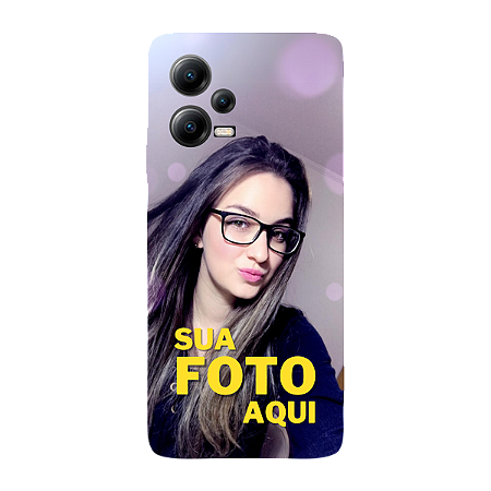 Capinha para Xiaomi Poco X5 Anti Impacto Personalizada Com Foto