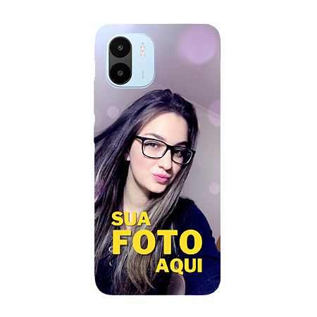Capinha para Xiaomi RedMi A2 Anti Impacto Personalizada Com Foto