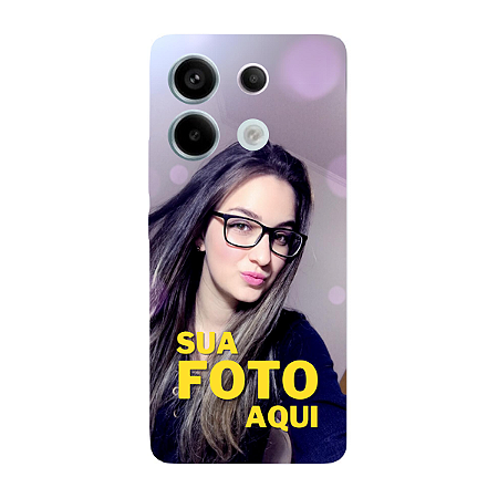 Capinha para Xiaomi RedMi Note 13 Pro 5G Anti Impacto Personalizada Com Foto