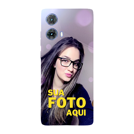 Capinha para Moto G85 Anti Impacto Personalizada Com Foto
