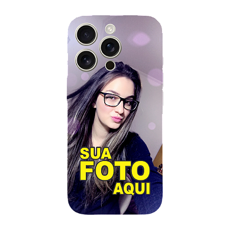 Capinha para iPhone 16 Pro Anti Impacto Personalizada Com Foto