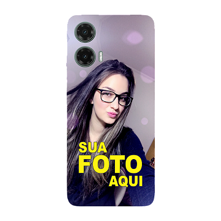 Capinha para Moto G35 Anti Impacto Personalizada Com Foto