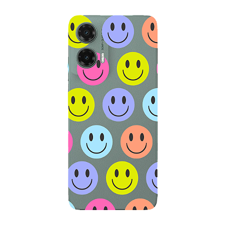 Capinha para Moto G35 Anti Impacto Personalizada - Smiles - Sorrisos