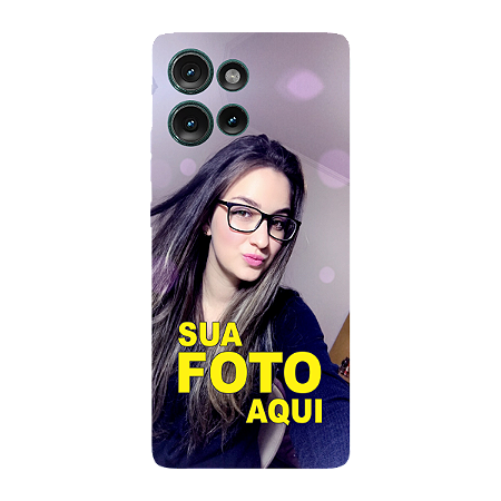 Capinha para Moto Edge 50 Anti Impacto Personalizada Com Foto