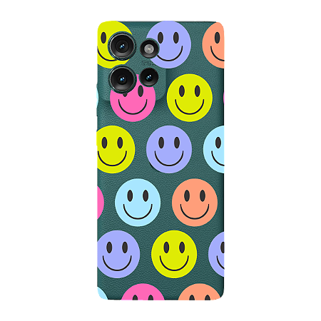 Capinha para Moto Edge 50 Anti Impacto Personalizada - Smiles - Sorrisos