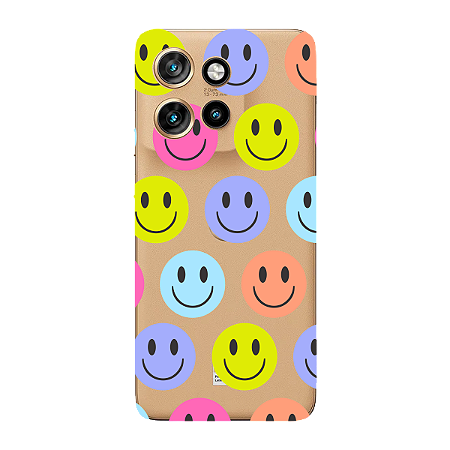 Capinha para Moto Edge 50 Neo Anti Impacto Personalizada - Smiles - Sorrisos