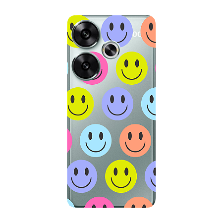 Capinha para Xiaomi Poco F6 Anti Impacto Personalizada - Smiles - Sorrisos