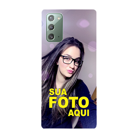 Capinha para Samsung Note 20 Anti Impacto Personalizada Com Foto