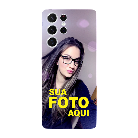 Capinha para Samsung S21 Ultra Anti Impacto Personalizada Com Foto
