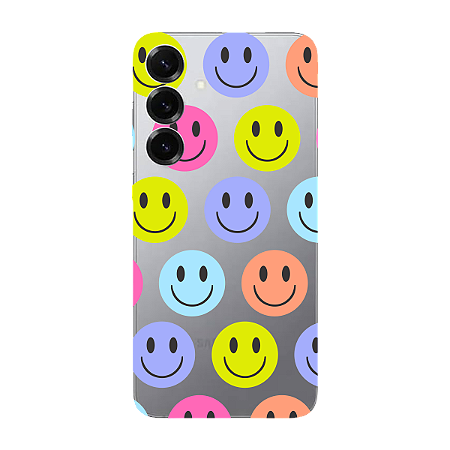 Capinha para Samsung S25 Anti Impacto Personalizada - Smiles - Sorrisos