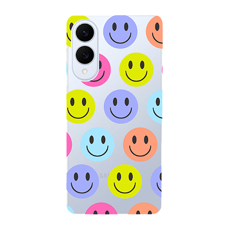 Capinha para Samsung S25 Edge Anti Impacto Personalizada - Smiles - Sorrisos