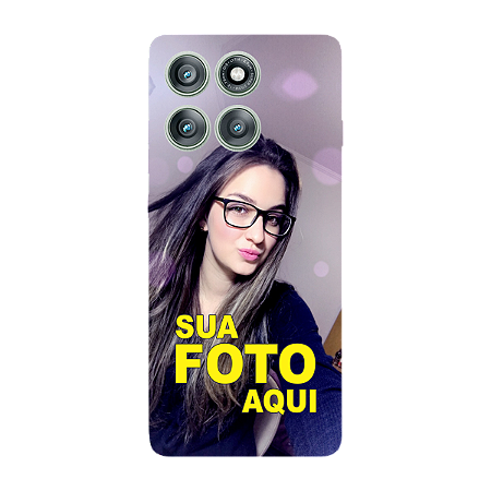 Capinha para Moto Edge 60 Pro Anti Impacto Personalizada Com Foto