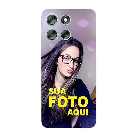 Capinha para Moto G56 Anti Impacto Personalizada Com Foto