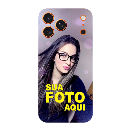 Capinha para iPhone 17 Pro Anti Impacto Personalizada Com Foto