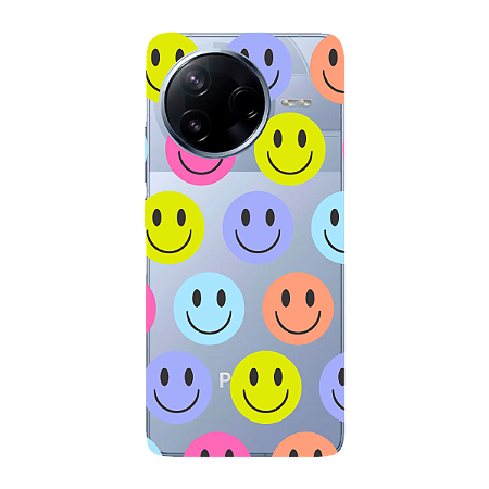Capinha para Xiaomi Poco F7 Pro Anti Impacto Personalizada - Smiles - Sorrisos