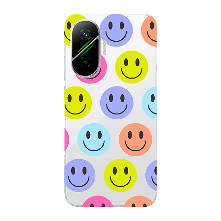 Capinha para Xiaomi Poco F7 Anti Impacto Personalizada - Smiles - Sorrisos