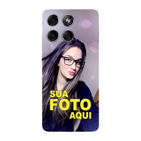 Capinha para Moto Edge 70 Anti Impacto Personalizada Com Foto