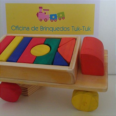 Caminhão de Brinquedo em Madeira Entulho Tuk Tuk, Brinquedos Tuk Tuk -  Brinquedos Tuk Tuk