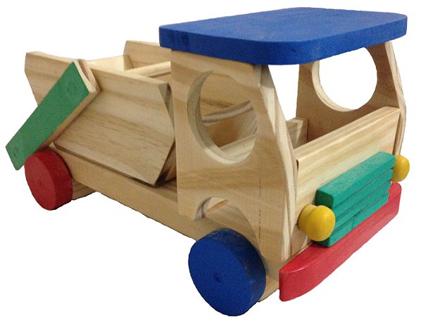 Caminhão De Brinquedo Madeira Infantil Muck Tora Muttibrinq - Bambinno -  Brinquedos Educativos e Materiais Pedagógicos