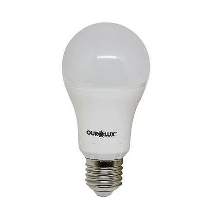 Lâmpada Led Bulbo 15W 6500K Bivolt OUROLUX