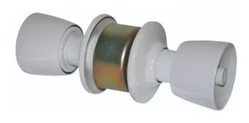 Fechadura Tubular p/ Divisória TF03 Branca GOLD SFT050003