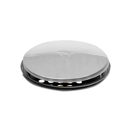 Ralo Click Pé Redondo p/ Banheiro 15 cm Inox GLOBALMIX GH055