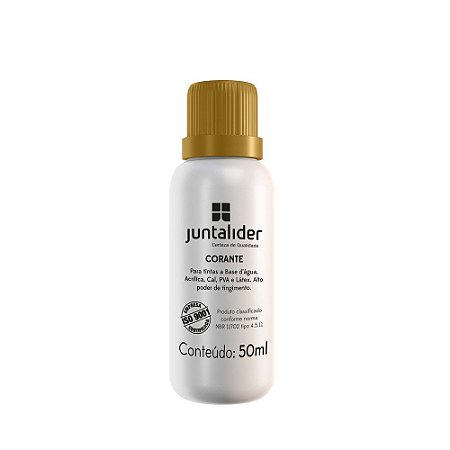 Corante Ocre 50ml p/ Tinta JUNTALIDER 12 Peças