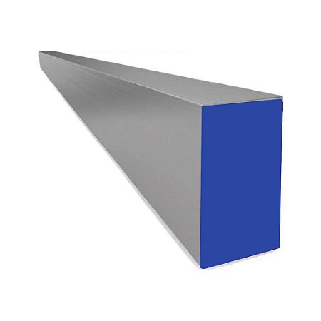Régua Alumínio Bi Tubular Reforçada 2mt Azul ZMA 5 Peças