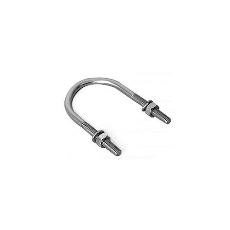 Abraçadeira Tipo U Vergalhão 1/2" x 5/16" 25Pçs PERFILACO A1360