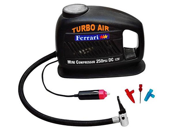 Mini Compressor de Ar Turbo 12V FERRARI AEC2010002