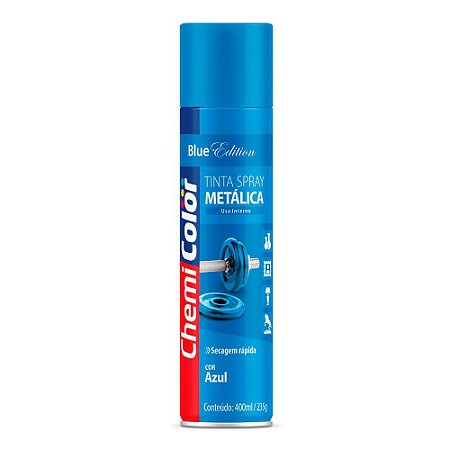 Tinta Spray CHEMICOLOR Azul Metálico 400ML