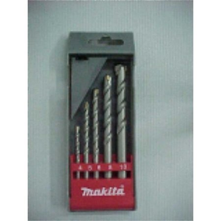 Brocas Videa Concreto Jg 5Peças 4 a 10mm MAKITA D-03894