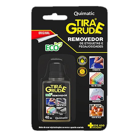 Tira Grude Removedor 40ml QUIMATIC