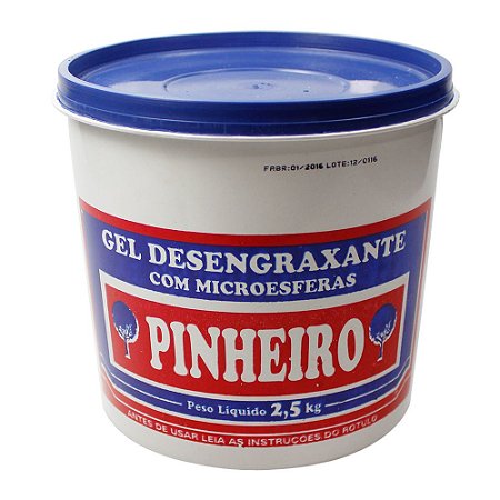 Desengraxante Gel 2,5KG c/ Microesfera PINHEIRO