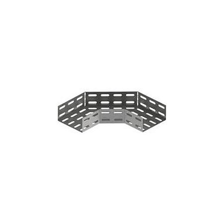 Curva Eletrocalha Horizontal 90º 50 x 50mm PERFILAÇO E0990