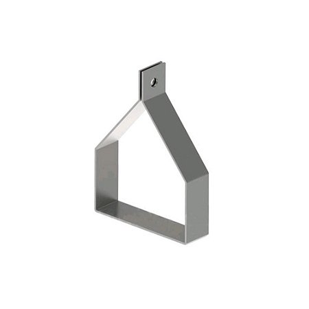 Gancho Eletrocalha Suspenso Horizontal 150 x 100mm 10 Peças PERFILAÇO E3360