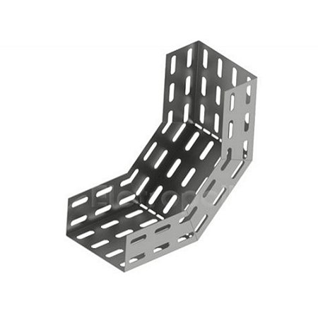 Curva TE Eletrocalha 100 x 50mm Vertical Interna PERFILAÇO E1290