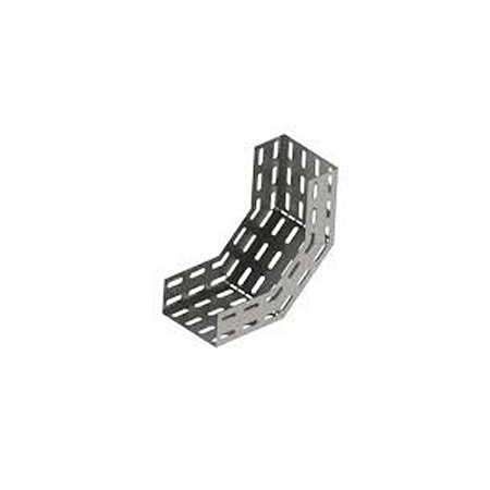 Curva TE Eletrocalha 50 x 50mm Vertical Interna PERFILAÇO E1250