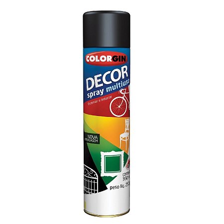 Tinta Spray COLORGIN Decor Vermelho Metálico 360ml 8771