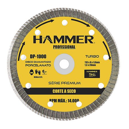 Disco Diamantado 110mm Porcelanato HAMMER GYDP1000
